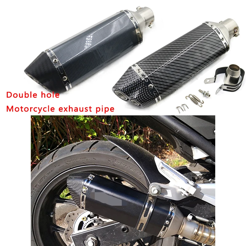 General Motorcycle Exhaust System  For ducati 696 848 yamaha r6 2006 With DB Killer Intermediate Connection Pipe Modification