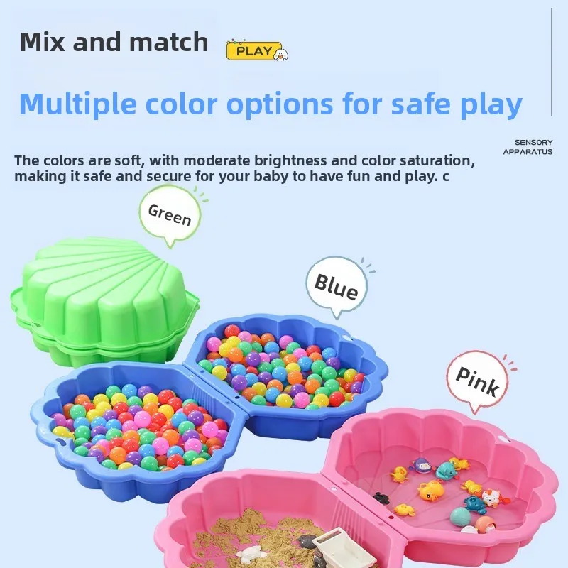 Injection Shell Sand Water Plate Outdoor Play Sand Play Water Games Beach Plate Children's Paradise Large Sand Pool