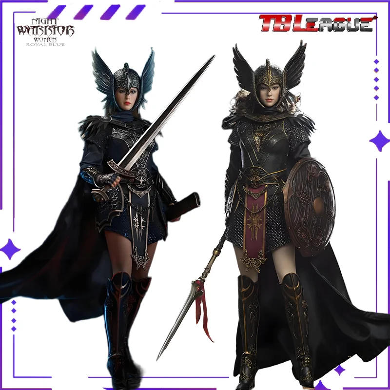 TBLEAGUE Original Dark Night Valkyrie Black Blue Armor 1/6 Female Warrior Mobile Doll Handmade Model PlayGift Collectionornament