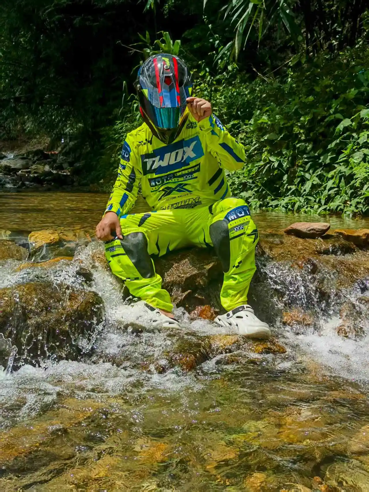 

2026 Two-X Podium 4-Way Stretch Mx Gear Set Top Off Road Motocross Combo Moto Jersey Pant Enduro Kit