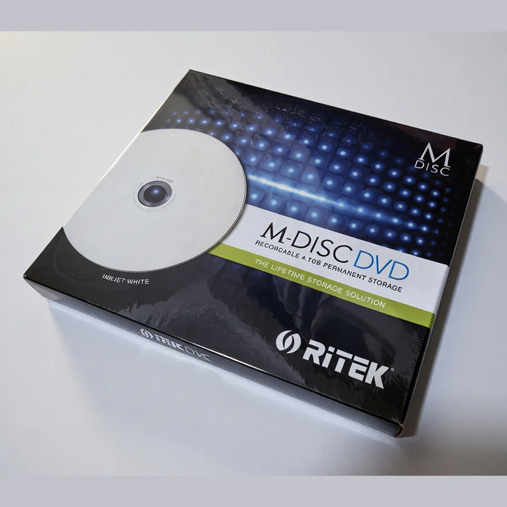 3Pcs MDisc M-DISC MDISK DVD R Recordable 4.7GB Permanent Storage Lifetime Archival