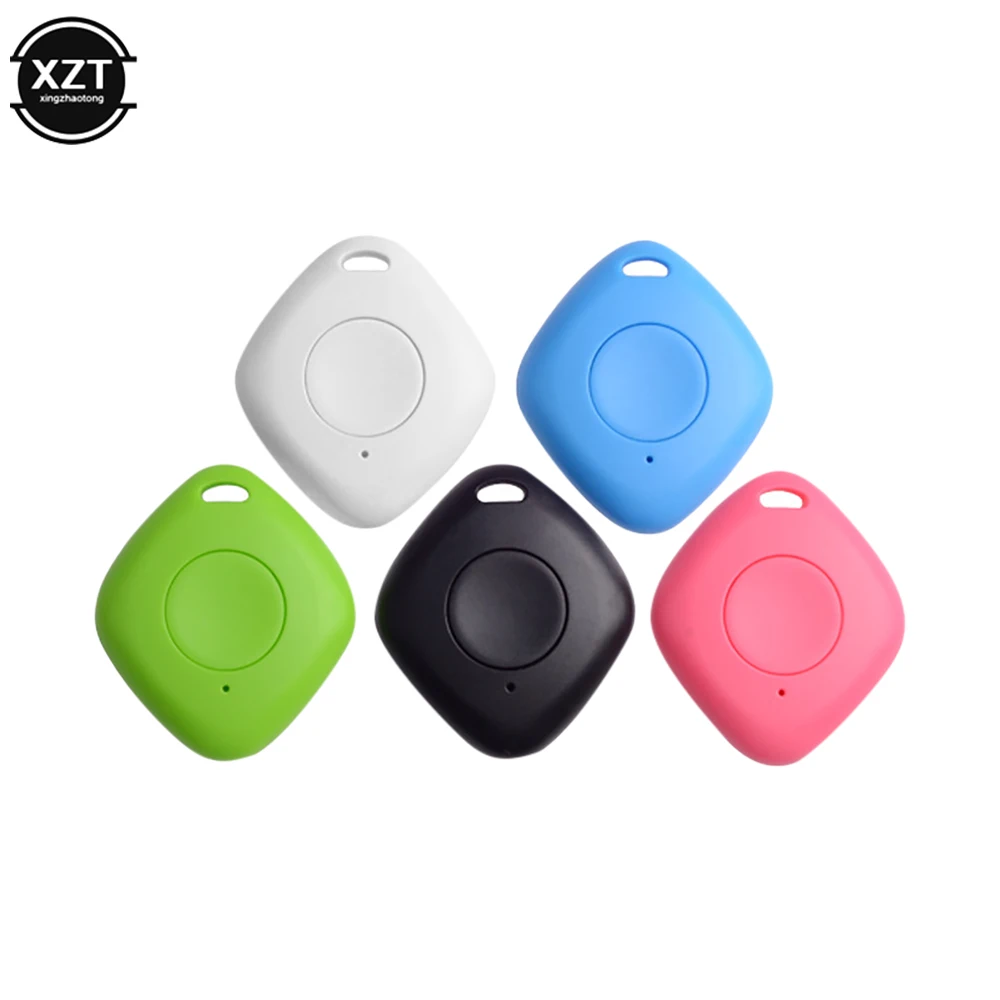 Square Mini Smart Wireless Bluetooth Tracker Children's Key Pet Car Lost Proof Device Diamond Alarms