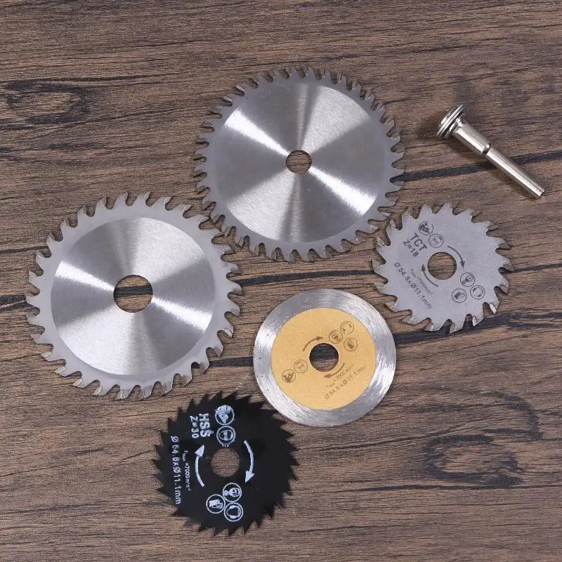 1/4Pcs 85mm TCT Carbide Saw 24T 30T 36T Circular Saw Bore 10mm 15mm Wood Cutting Disc For Multi-function Power Tool