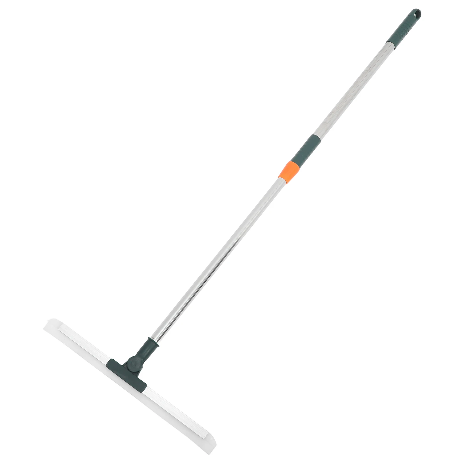 

36cm Silicone Squeegee Long Handle Floor Scraper Bath Kitchen Cleaner Tile Wall Glass Shower Rotating Head Telescopic Rod Floor