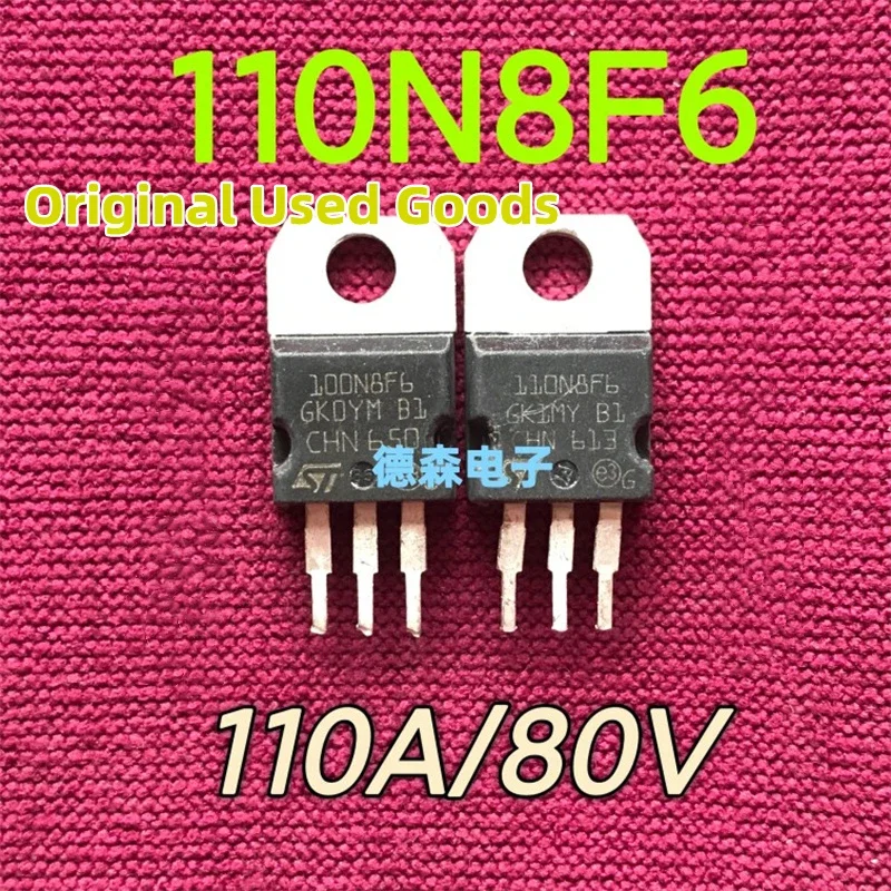 10 sztuk/partia oryginalny STP100N8F6 100 n8f6 STP110N8F6 110 n8f6 MOSFET N-CH 80V 100A 110A TO220