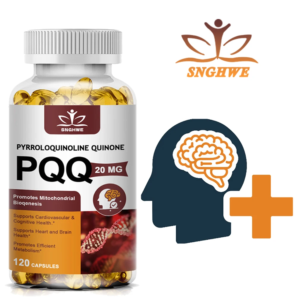 20 mg PQQ Supplements - Support for Brain, Heart, & Energy Health - Energy Optimization Agents and Asleep Support PQQ Capsules