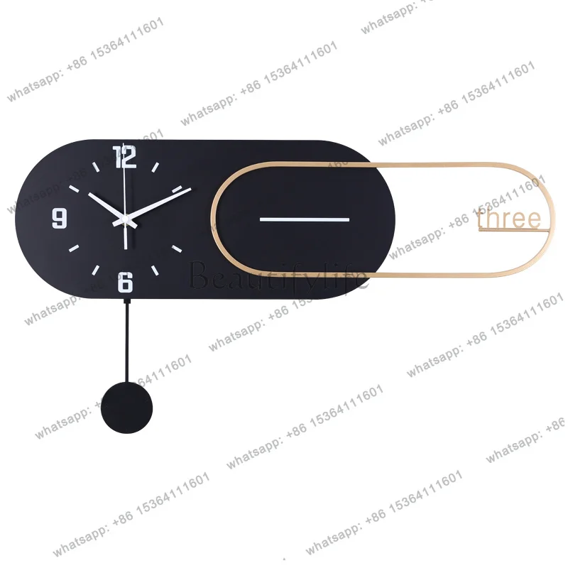 Modern Vintage Wall Clock Girls Creative Hands Digit Fashion Design Wall Clock Silent Unusual European Metal Horloge Home Decor