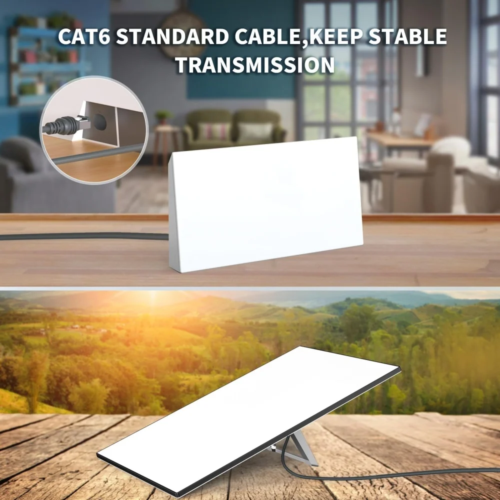 ZOERAX Starlink Gen 3 Ethernet-Kabel, CAT5e/CAT6 FTP 26AWG OFC 1000/1200Mbps, 30-150ft Abgeschirmtes Kabel für Starlink Router – Detail 7