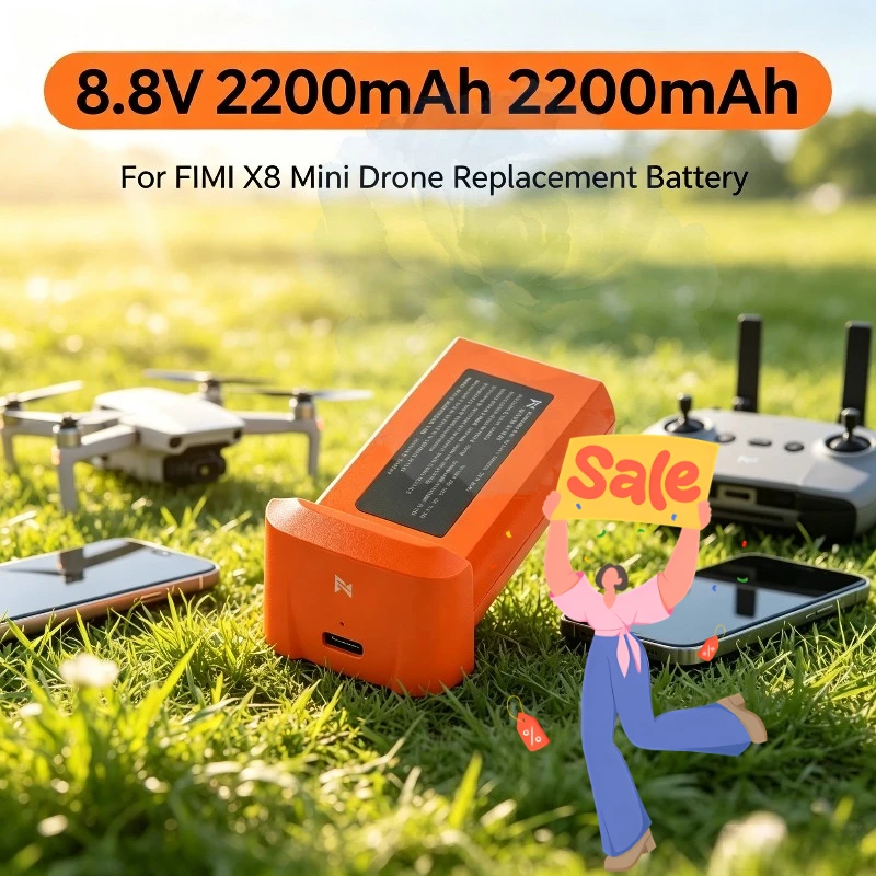 For FIMI X8 Mini Drone Replacement Battery, Endurance Performance Spare Accessory Parts for FIMI X8 Mini Aerial Camera Drone