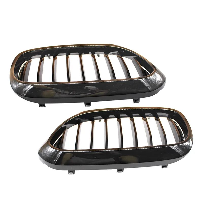 Front Kidney Grille For BMW 5 Series G30 G38 525I 530  18-19 Front Bumper Grill Car Styling Grille Gloss Black Single Slat Grill