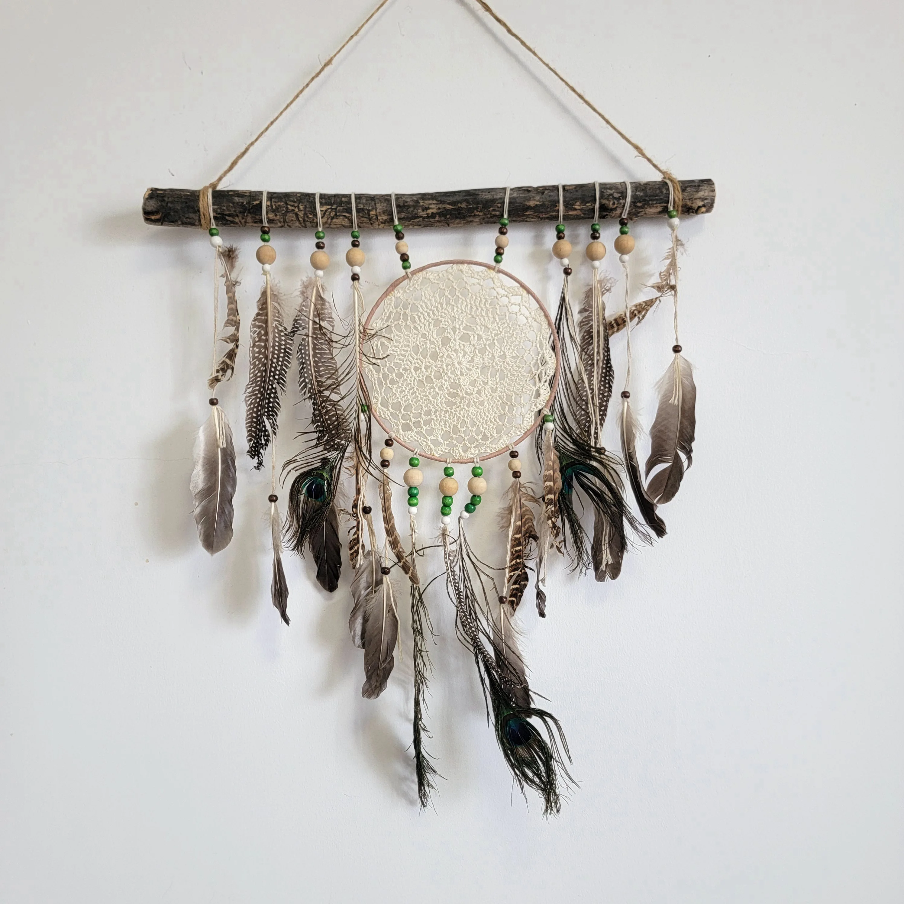 

DREAMCATCHER-HOME DECORATION-BOHO style-with feathers