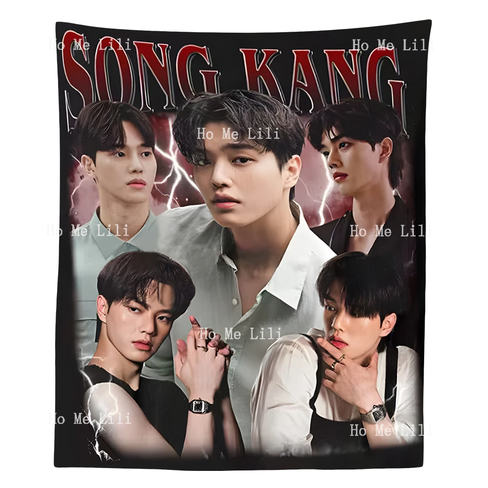 Limited Song Kang Kdrama Korean Pop Vintage Bedroom Livingroom Modern Design Tapestries