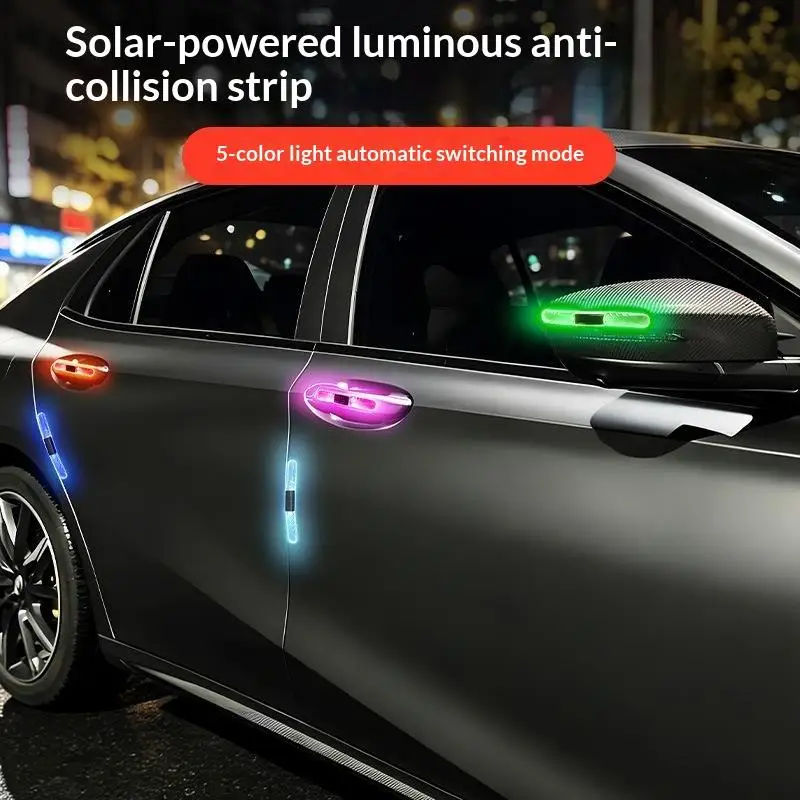 【MO2】Solar Charge Motorcycle Brake Tail Light Anti Collision Modified Flash Light Warning Lamp For Car Motorcycle Accessories{M}