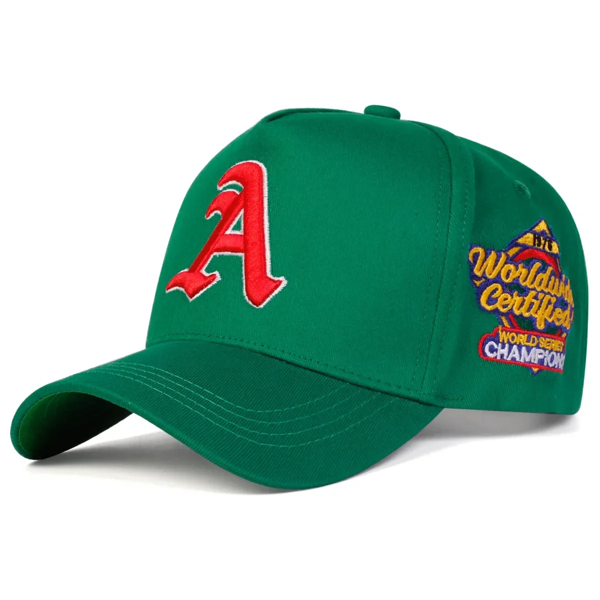 Unisex Gothic Letter A Embroidery Side Worldwide Baseball Caps Outdoor Adjustable Spring and Autumn Casual Sunscreen Hat - view 5