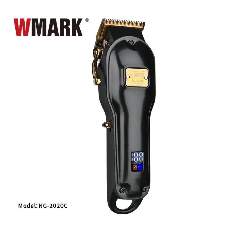 2024 New WMARK NG-2020C All-metal Rechargeable Hair Clipper Electric Clipper with 440C Blade Hair Cutting Machine