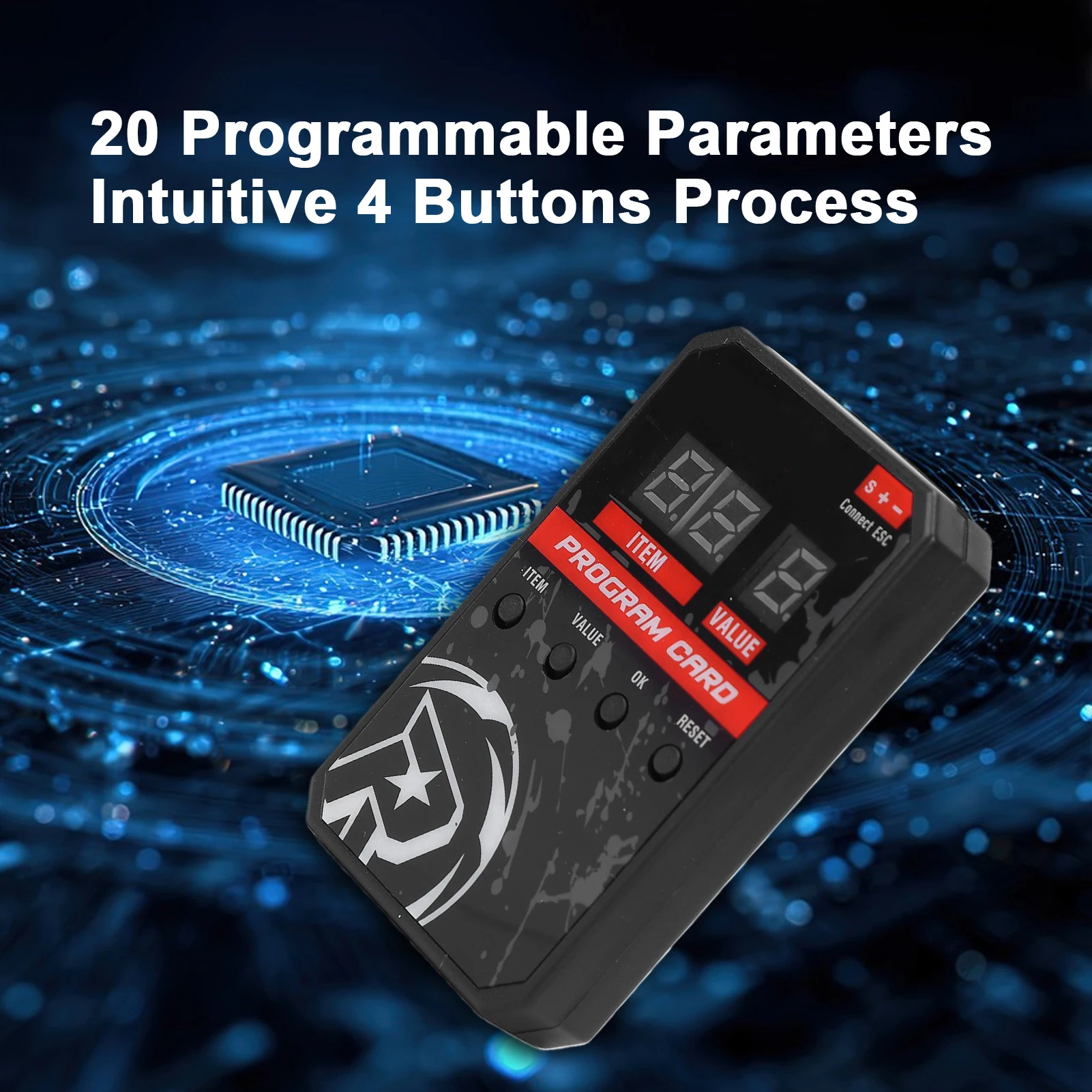 Picture 6: Digital LED Programming Card ESC Multi-Function Electronic Speed Controller Portable Design ESC Program Card