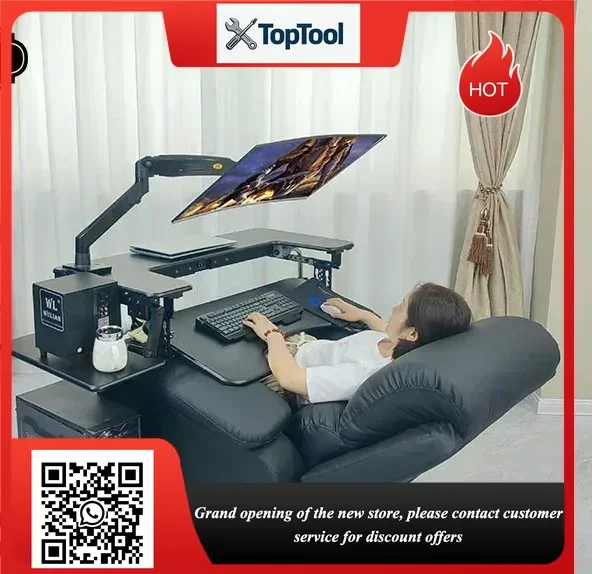 Computer desk bed notebook desktop computer desk bedside table lifting table lazy table cockpit suspension bracket