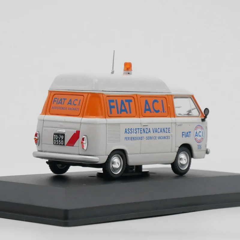 Ixo 1:43 FIAT 850 T ACI ASSISTENZA VACANZE 1965 รถ Diecas รุ่นโลหะของเล่นรถ