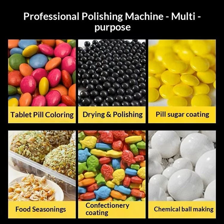 304 Stainless Steel Peanut Seed Coating Machine Full Automatic Small Chocolate Bean Grinder Machine Sugar Peanut Nut Chocolate