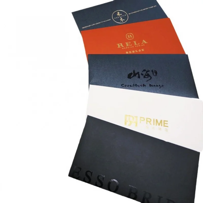 Custom. High-End Envelope Customized Iridescent Paper Special Paper Gilding Invitation Cover Business Meeting Western