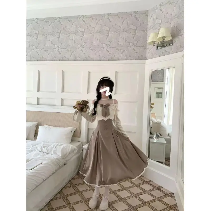 NONSAR Delikatna i urocza sukienka Lolita w stylu japońskim