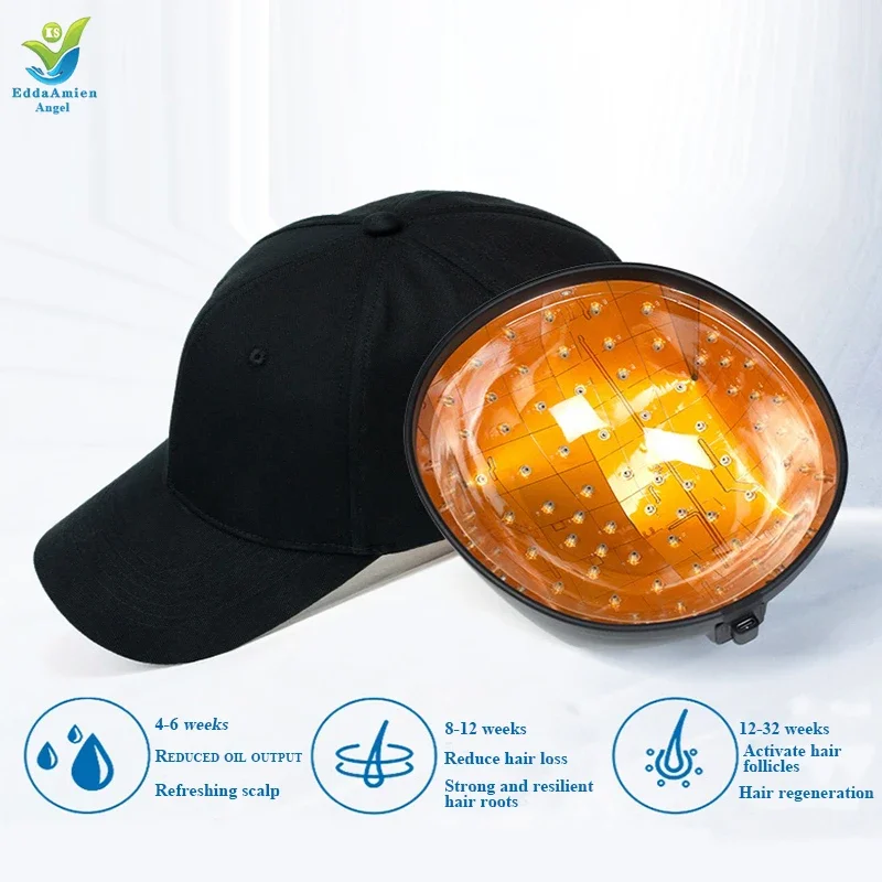 650nm Laser Cap Red Light Therapy Portable Helmet Hat 94/128/208 leads Red  Infrared Light Therapy cap for hair growth