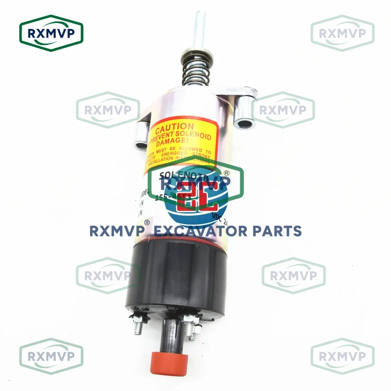 155-4653 1554653 Stop Solenoid Valve Fits Excavator E330B/330C/330/3306 Diesel Engine Parts 24V