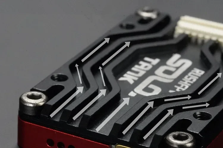 RUSH Solo Tank 5.8Ghz VTX nadajnik wideo 5.8-6G 1.6W wbudowany mikrofon dużej mocy dla FPV RC Racing Drone daleki zasięg