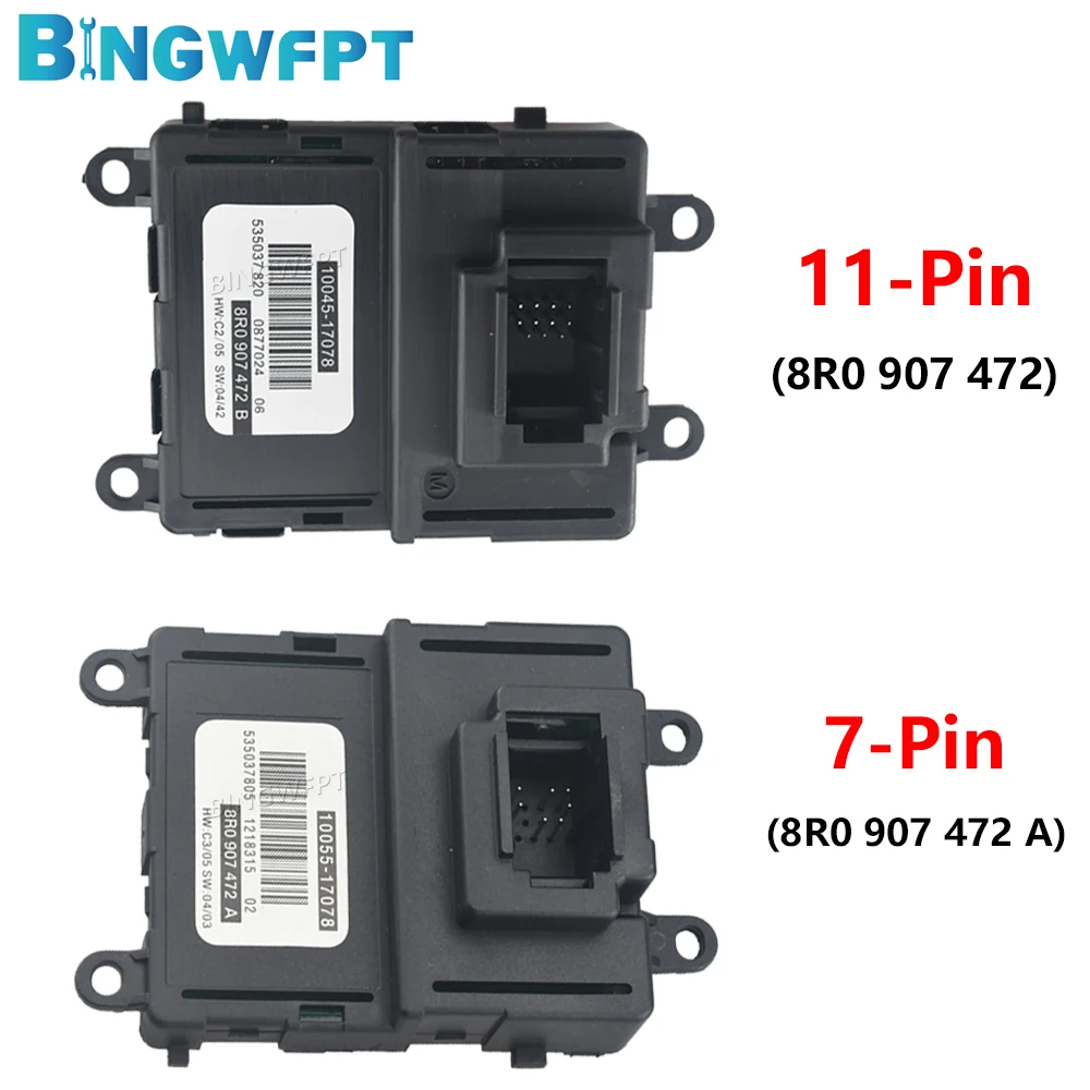 BINGWFPT 8R0907472A 10055-17078 L 8R0907472 10056-17078 LED Headlight Control Unit DRL For Audi Q5