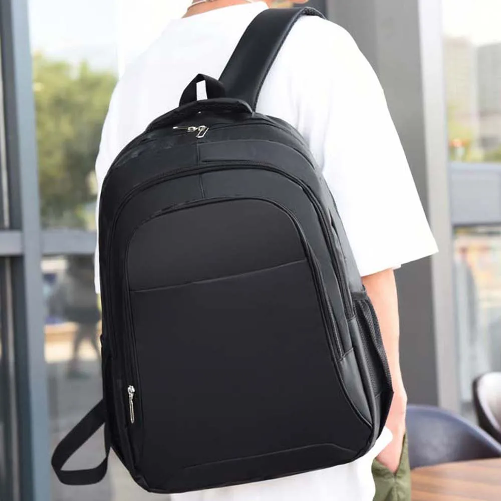 Oxford Cloth Waterproof Men's Backpack Large Capacity Casual Outdoor Portable School Bag Minimalist Anti-Splash Water