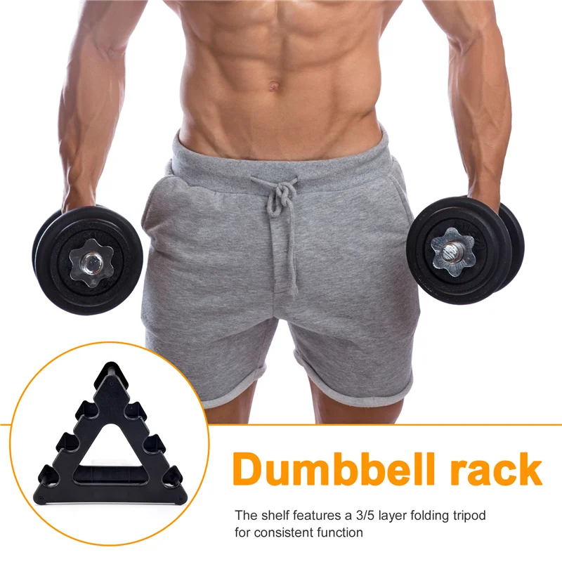 

B06C-Weight Rack For Dumbbells Rack Multifunctional 3/5 Layer Rugged Dumbbell Holder For Household Use Dumbell Rack Stand