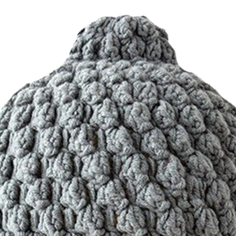 Bonés quentes de malha Tathagata Buddha Shape Bonés de inverno duráveis para crianças meninas meninos mulheres homens