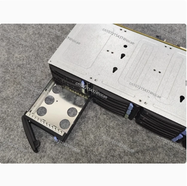 قفص القرص الصلب 12 خليج 3.5 بوصة 6 جيجا بايت، تخزين 12 جيجا بايت NAS Black Qunhui CDN هيكل سلسلة SAS قابل للتبديل السريع