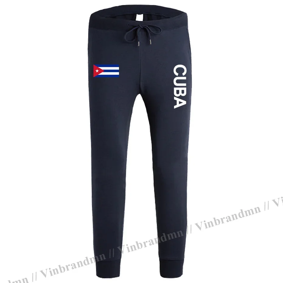 Cuba Cuban CU CUB mens pants joggers jumpsuit sweatpants track sweat fitness sporting tactical casual nation country leggin NEW