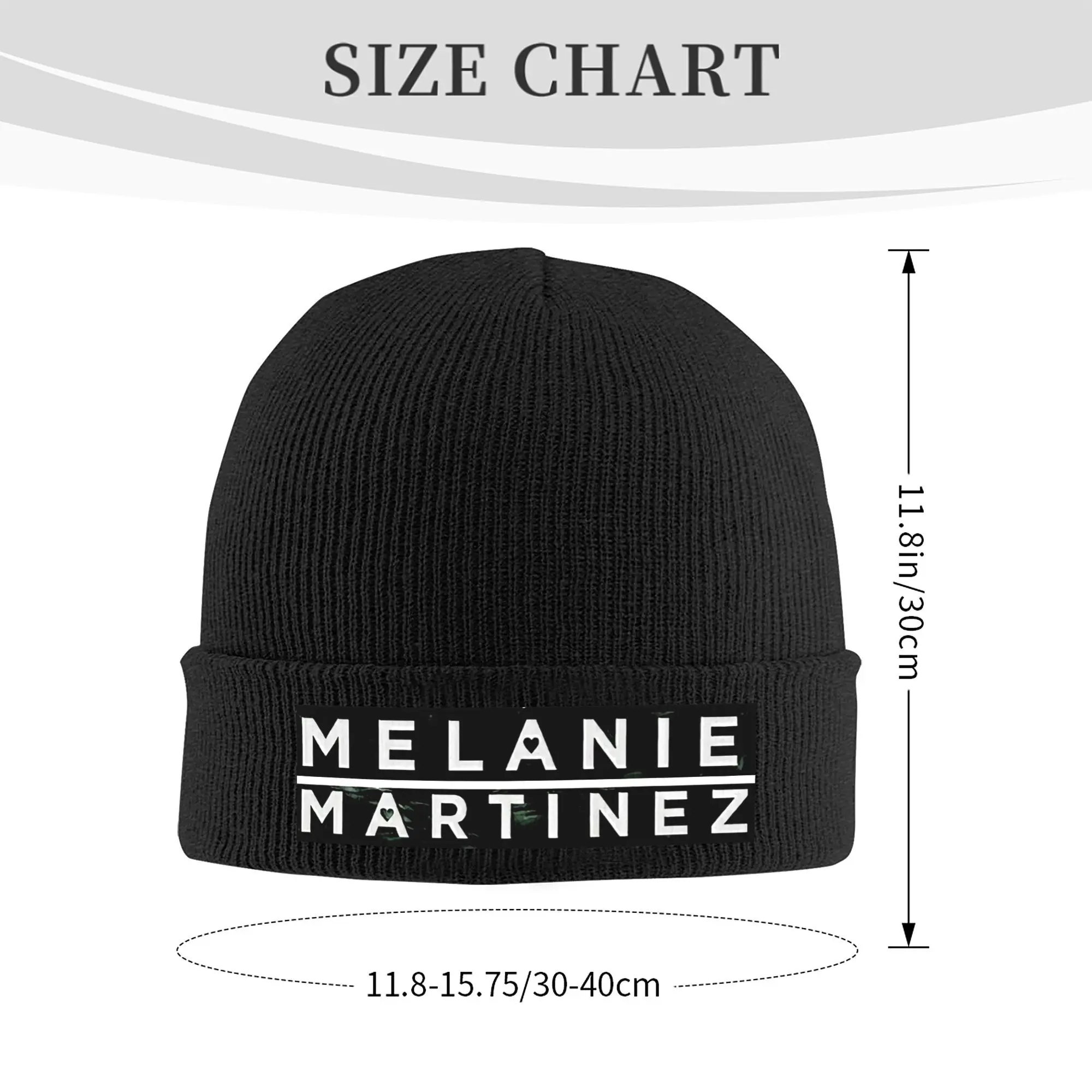 Custom Martinez Melanie Beanie Cap Unisex Winter Warm Bonnet Femme Knit Hat Fashion Outdoor  Skullies Beanies Hats For Men Women