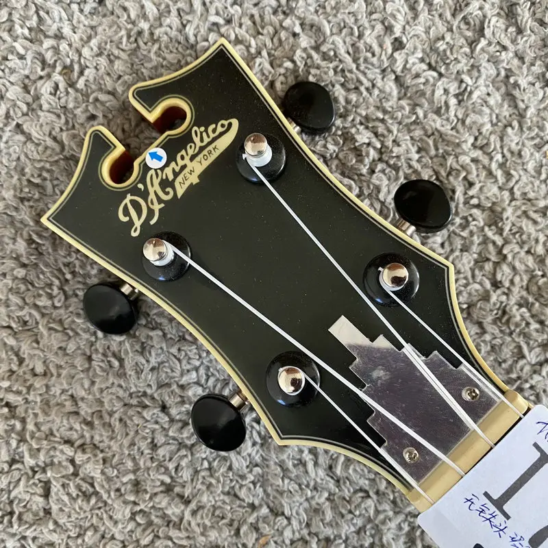 I735 D. Angelico 23'Ukelele eléctrico y acúntico cuerpo de madera de burl Natural diapasón de palisandro precio de venta pastillas funciona sintonizador sin trabajo