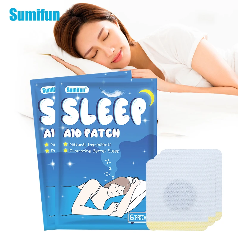 12/24/48pcs New Improve Sleep Patch Relieve Anxiety Headache Stress Medical Plaster Improve Insomnia Body Relax Massage Sticker