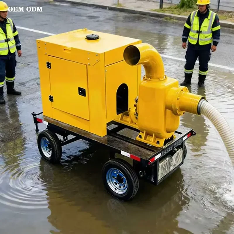45HP 3/4 in High Pressure Self-priming Engine Pump for Truck Municipal Sewage Transfer OEM Water Pump