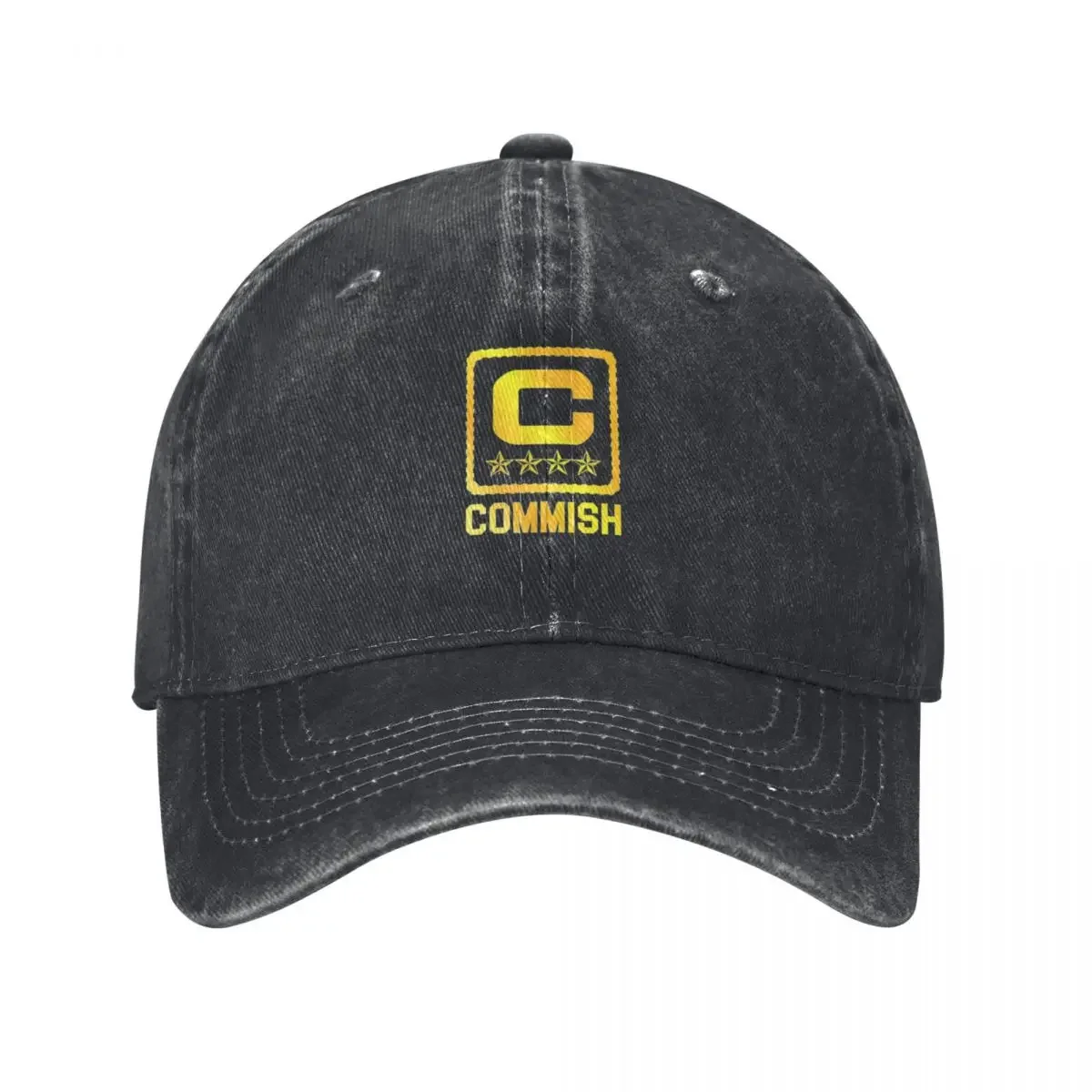 Mens . Commish Fantasy Football Draft Commissioner Baseball Cap Golf black Hat Baseball Cap Women's Beach Visor Men's