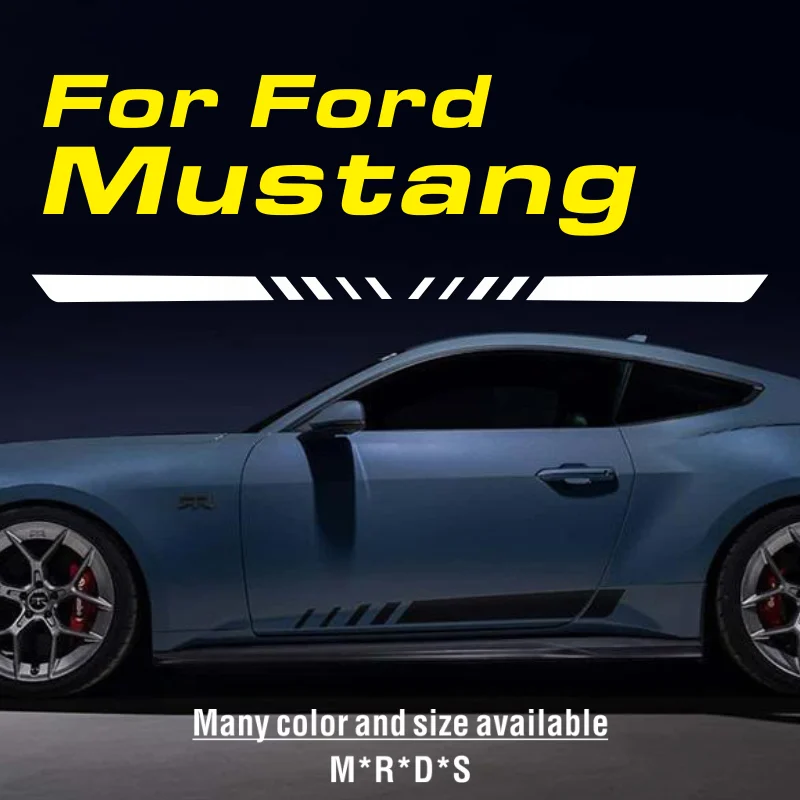 Car  Decal Heritage Edition Side Stripe Sticker For Ford Mustang Shelby GT500 2022 2015-On