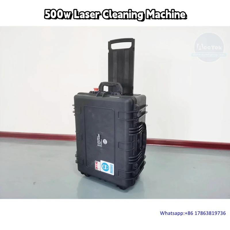 MOPA Pulse 300w Luggage Trolley Case Rust Removal Mold Laser Cleaning Machine For Oxide Oil Paint