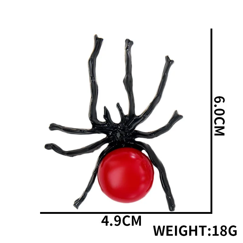 Insect Spider Brooch Elegant Men and Women Animal Party Fashion Pearl Pin Clothing Suit Coat Accesories Daily Retro Jewelry