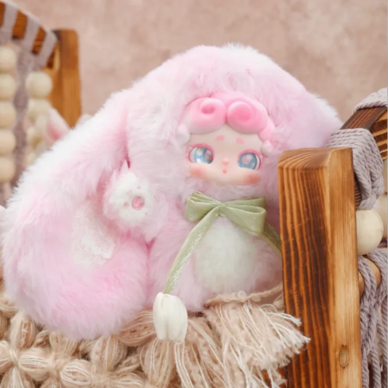 Luckydeernai Goodnight Little Rabbit V2 الجيل الثاني Secret Garden صندوق أعمى من القطيفة قلادة يدوية الصنع هدية دمية لطيفة مفاجأة