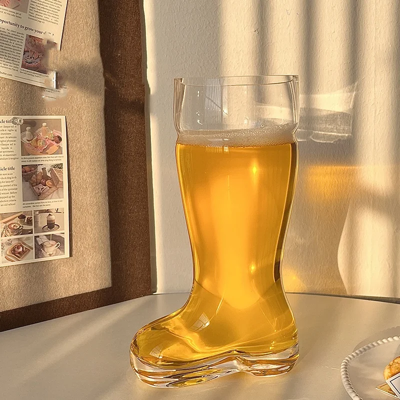 Boot Glass Cocktail Beer Cup Milk Tea Cups Simple Juice Drink Mug Drinkware Coffee Latte Cups Wine Glasses Water Bottles