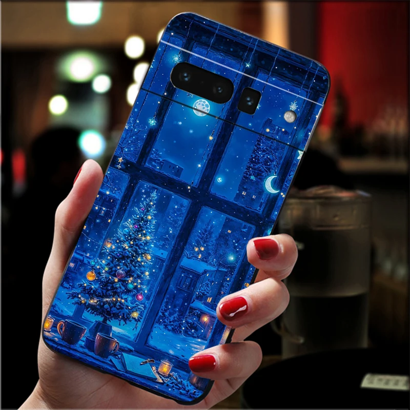 

Merry Christmas Tree Carcasa Funda Phone Case For Google Pixel 10 9 Pro XL 9A 8 7 6 Pro Pixel 8A 7A 6A Pixel 8 7 6 5 Case