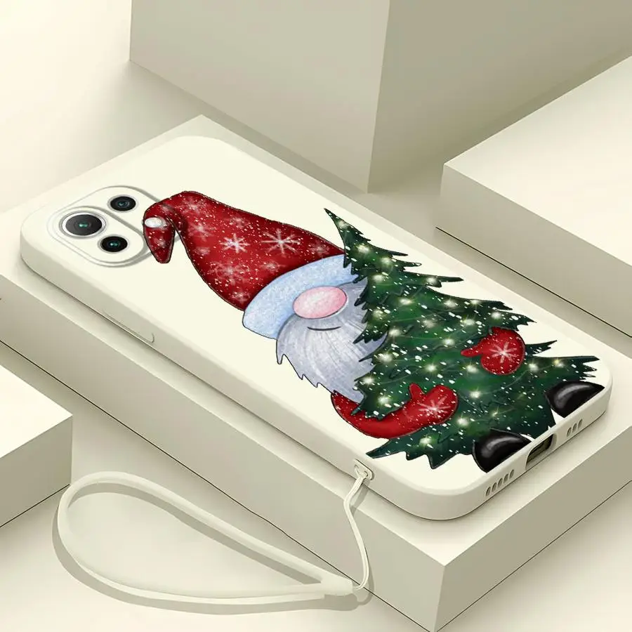 حافظة ناعمة لهاتف Xiaomi Mi 10T 11T 12T Pro 11 12 Lite 13 Santa Claus تصميم إبداعي جميل
