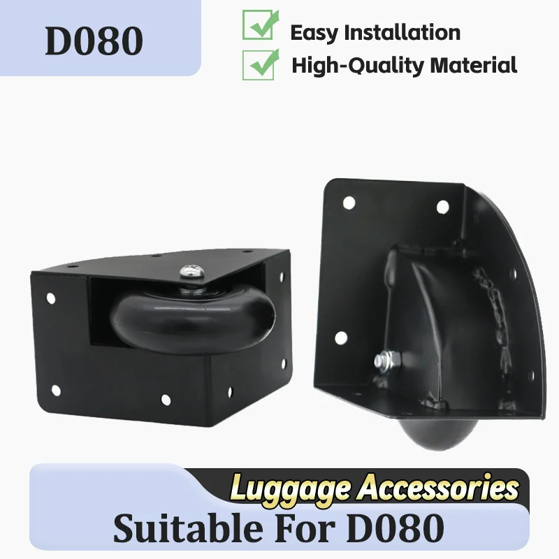 

For D080 Luggage Front Replacement Fixed-Direction Straight-Rolling Wheels Durable and Quiet Rolling Luggage Accessories