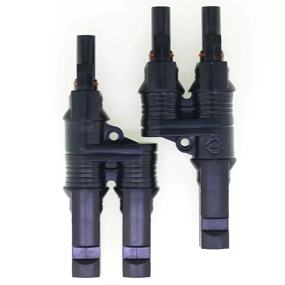 1000VDC T3 H/Y-Type Solar Connector, Waterproof PV Accessories, 2-in-1 Splitter Solar Parts for Solar Power Distribution Energy