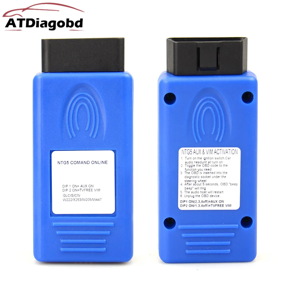 NTG5 COMAND ONLINE NTG5 OBD AUX IN&VIM ACTIVATION for C/GLC/S/V CLASS W205 X253 W222 W447 NTG 5 AUX For MB NTG5 Activator Tool