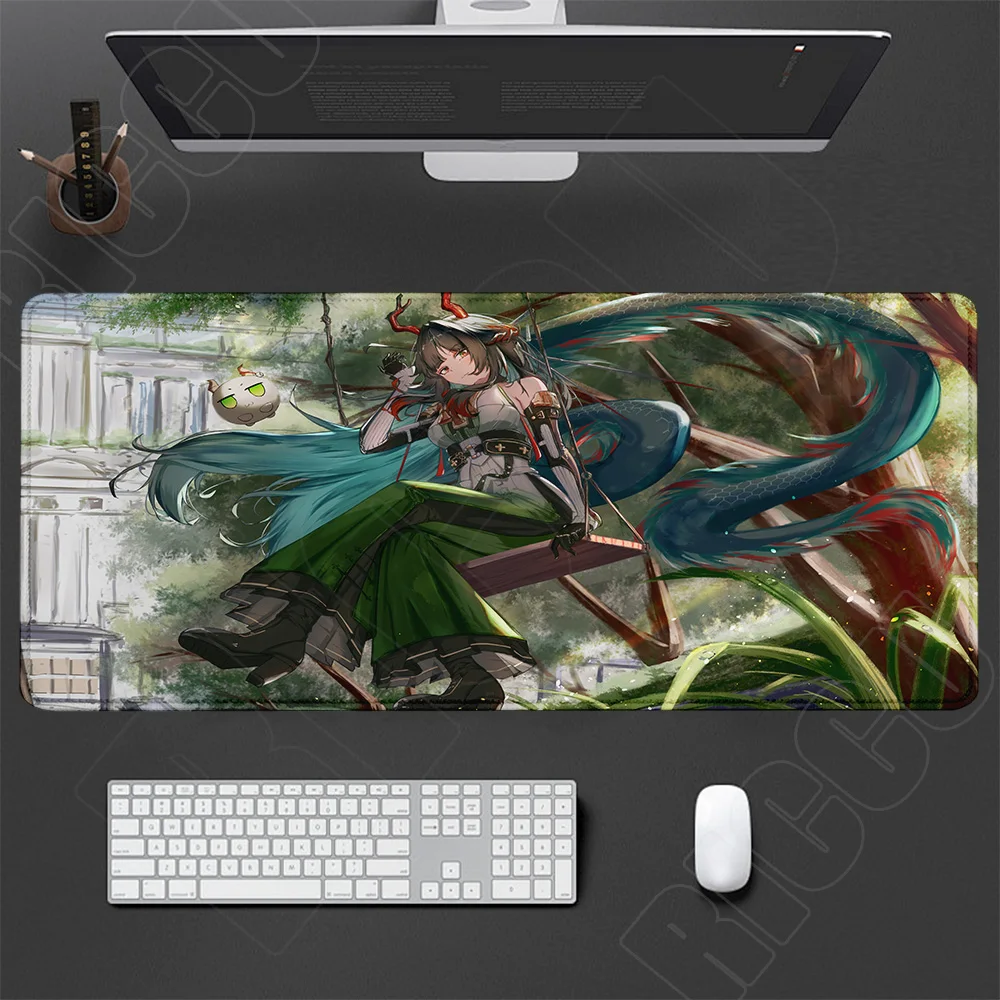 Neues Arknights Endfield Zhuang Fangyi HD-Mauspad XXL, großes, süßes Anime-Tastaturpad für Gamer, Kawaii-Girl-Gaming-Schreibtischunterlage zum Schutz des Teppichs – Detail 13